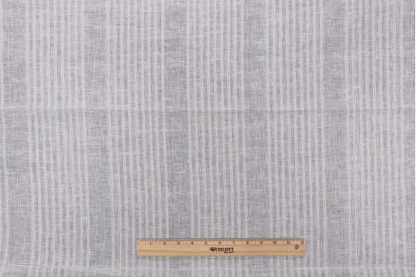 Thibaut Sheer Stripe AW2554 Woven Drapery Fabric in White