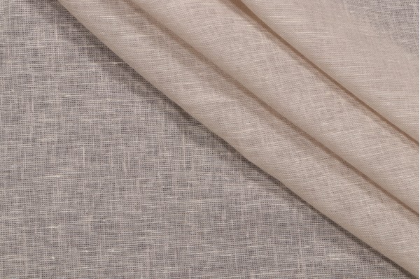 Click for 1.38 Yards Aura Semi-Sheer Drapery Fabric in Alabaster Aura Semi-Sheer Drapery Fabric in Alabaster