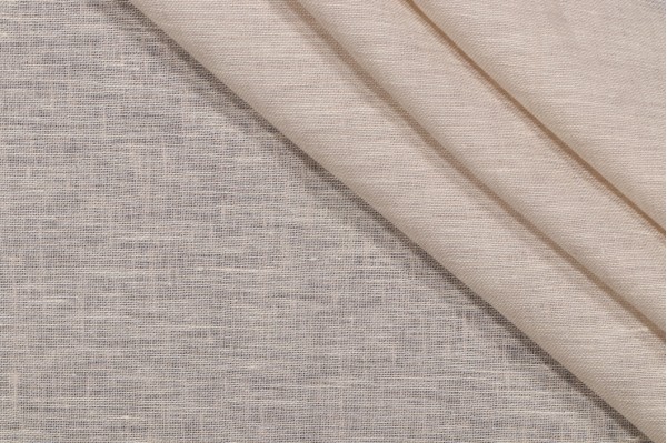 Click for 1.38 Yards Aura Semi-Sheer Drapery Fabric in Alabaster Aura Semi-Sheer Drapery Fabric in Alabaster