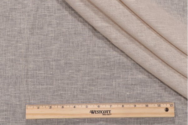 Click for 1.38 Yards Aura Semi-Sheer Drapery Fabric in Alabaster Aura Semi-Sheer Drapery Fabric in Alabaster