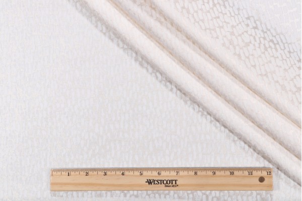 Jacinto Damask Decorator Fabric in White