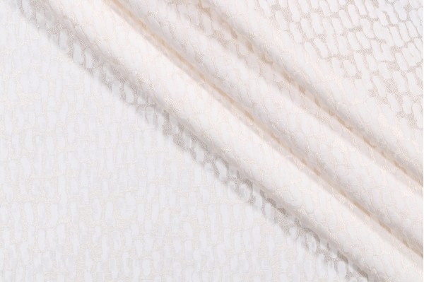 Jacinto Damask Decorator Fabric in White