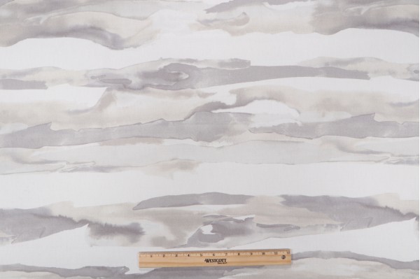 Click for 5.75 Yards Poppy Wave Printed Drapery Fabric in Parchment Poppy Wave Printed Drapery Fabric in Parchment