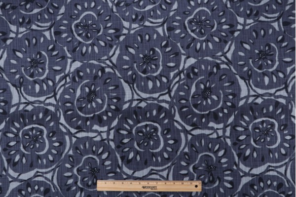 Richloom Inma Printed Drapery Fabric in Ink