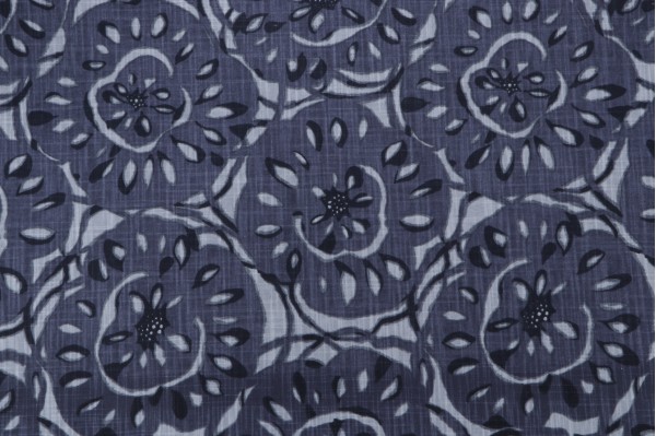 Richloom Inma Printed Drapery Fabric in Ink