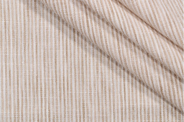 P Kaufmann Bottom Line Woven Chenille Upholstery Fabric in Sand 