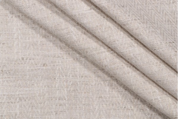 Sample of P Kaufmann Artisan Woven Upholstery Fabric in Fog 