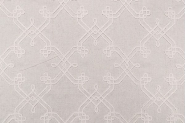 PK Lifestyles Dynasty Embroidery Decorator Fabric in Linen