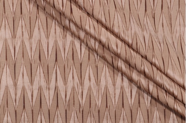 PK Lifestyles Orikata Textured Cotton Polyester Decorator Fabric in Bronze