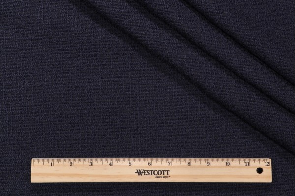 PK Lifestyles Cirrus Textured Woven Upholstery Fabric in Navy