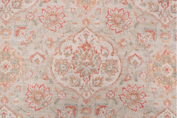 PK Lifestyles Caspian Printed Chenille Decorator Fabric in Sesame