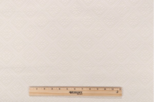 Thibaut Jamestown W73749 Matelasse Upholstery Fabric in Cream