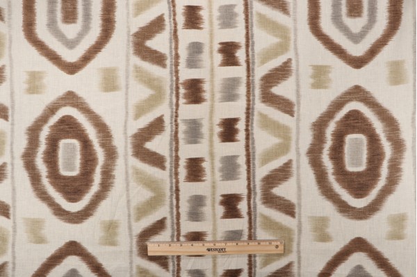 Thom Filicia Printed Linen Drapery Fabric for Kravet CLOSEOUT 