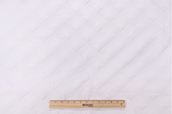 Noel Matelasse Upholstery Fabric in Angora