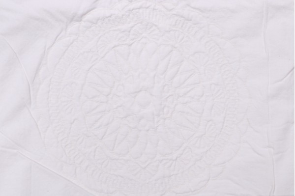 Aristica Matelasse Upholstery Fabric in Angora