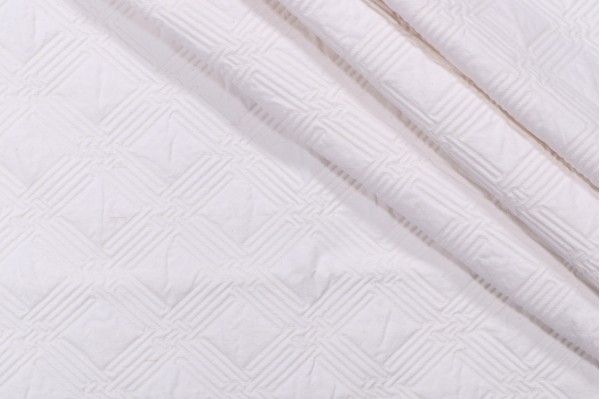 Click for 1.38 Yards Noel Matelasse Upholstery Fabric in Angora Noel Matelasse Upholstery Fabric in Angora