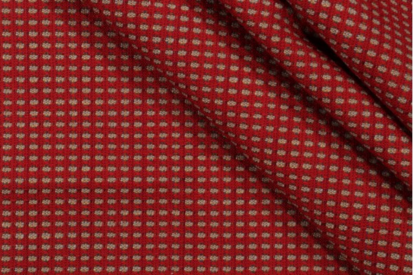 Crypton Little Bit High Performance Woven Upholstery Fabric in Carmine