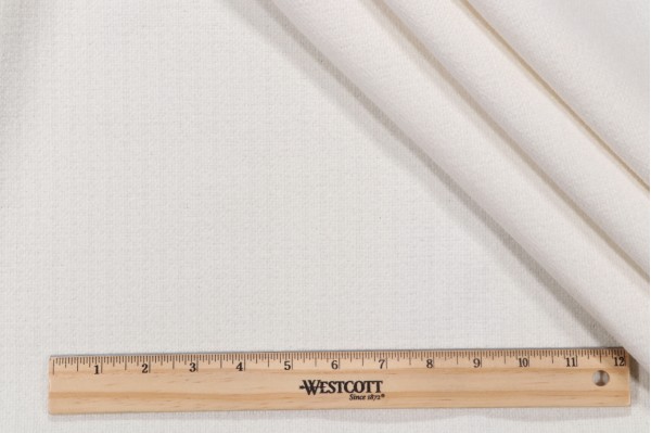 Crypton Cuddle High Performance Woven Chenille Upholstery Fabric in Snow