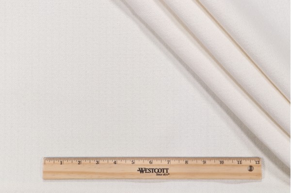 Crypton Cuddle High Performance Woven Chenille Upholstery Fabric in Snow