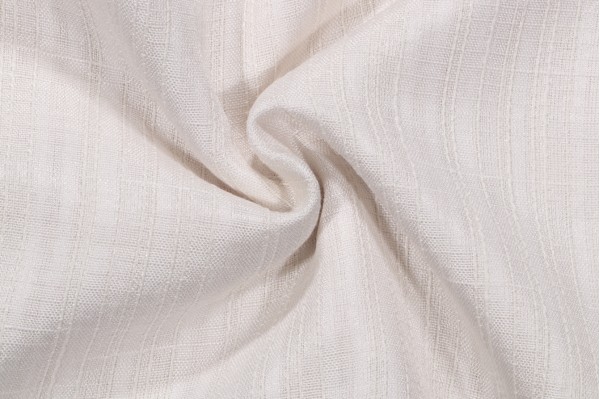 Aysha Slubbed Sheer Woven Drapery Fabric in Winter