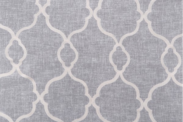 1 Yard Elena Sheer Embroidered Drapery Fabric in White