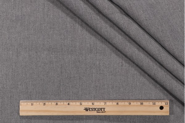 Holly Hunt Fedora 376/04 Woven Solution Dyed Acrylic Outdoor Fabric in Black Salt