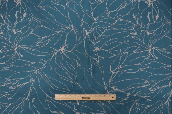 Burch Fabrics Meander Woven Outdoor Fabric in Marine