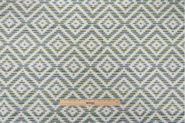 Romo Estero Woven Polypropylene Outdoor Fabric in Basil
