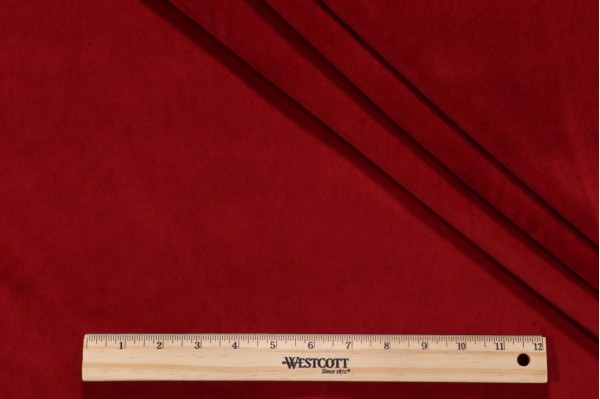 P Kaufmann Obsession Velvet Upholstery Fabric in Lava