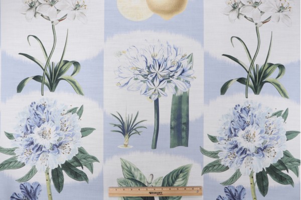 P Kaufmann Le Printemps Printed Cotton Drapery Fabric in Orchid