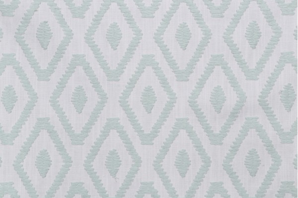 Click for Valiant Fabrics Canyon Embroidered Drapery Fabric in Spa  Valiant Fabrics Canyon Embroidered Drapery Fabric in Spa