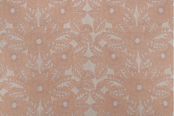 Valiant Fabrics Cynthia Embroidered Drapery Fabric in Dune 