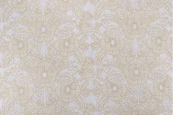 Valiant Fabrics Cynthia Embroidered Drapery Fabric in Wheat 