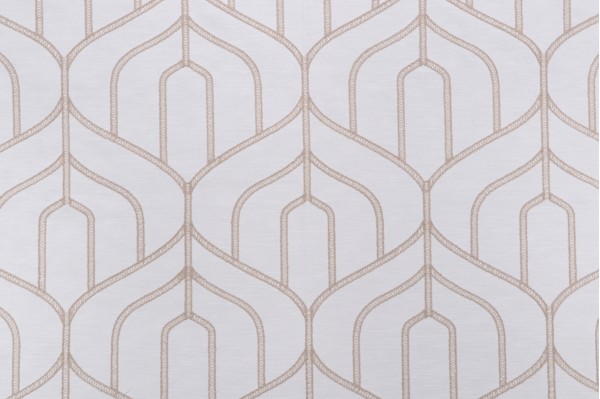 Click for Valiant Fabrics Gemini Embroidered Drapery Fabric in Natural  Valiant Fabrics Gemini Embroidered Drapery Fabric in Natural