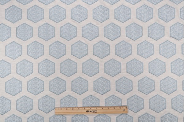 Click for Valiant Fabrics Lane Embroidered Drapery Fabric in Spa  Valiant Fabrics Lane Embroidered Drapery Fabric in Spa