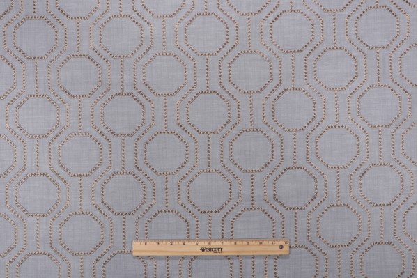 Click for Valiant Fabrics Jianna Embroidered Drapery Fabric in Cadet  Valiant Fabrics Jianna Embroidered Drapery Fabric in Cadet