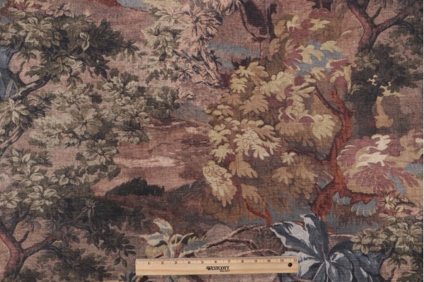 Hamilton Hatfield Printed Drapery Fabric in Tapestry 