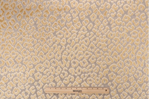 Hamilton Baxley Velvet Upholstery Fabric in Gold 