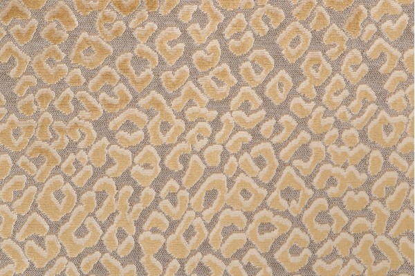 Hamilton Baxley Velvet Upholstery Fabric in Gold 