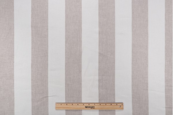 Lino Textiles Montauk Woven Linen Decorator Fabric in Oatmeal 