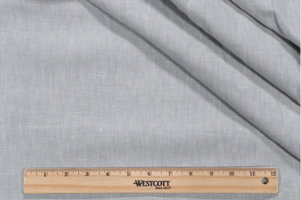 Sample of Lino Textiles Sarasota Woven Linen Decorator Fabric in Ciel 