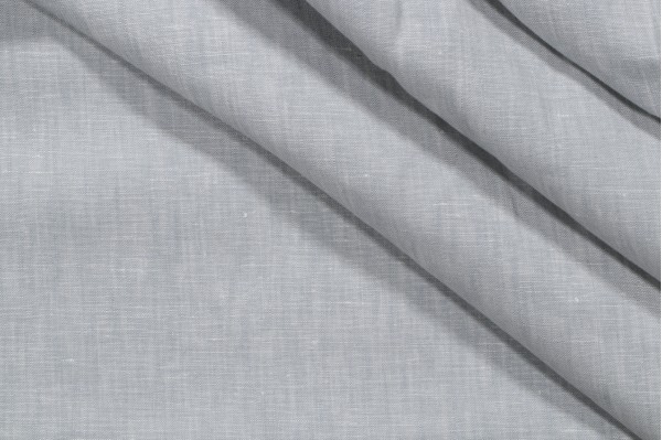 Sample of Lino Textiles Sarasota Woven Linen Decorator Fabric in Ciel 