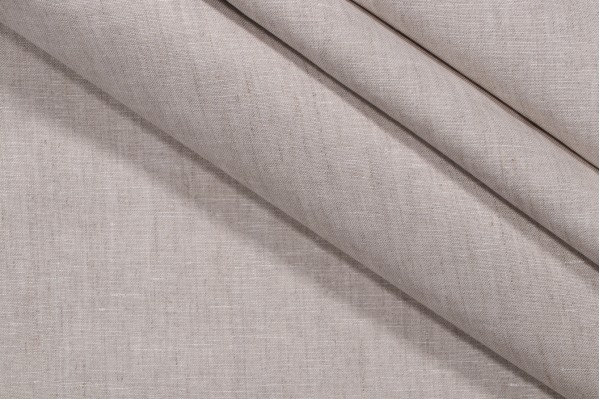 Lino Textiles Sarasota Woven Linen Decorator Fabric in Oatmeal 