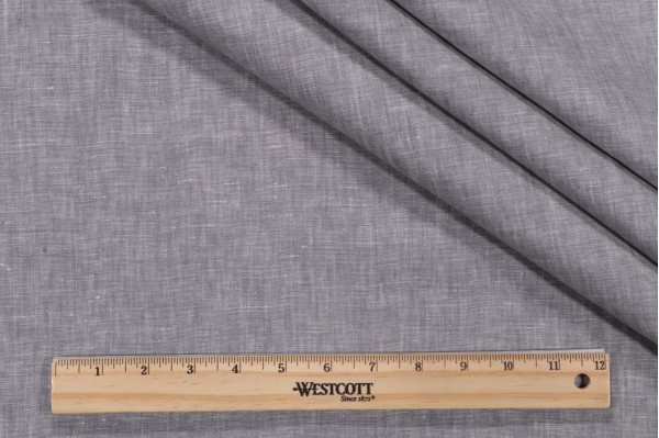 Sample of Lino Textiles Sarasota Woven Linen Decorator Fabric in Grey 