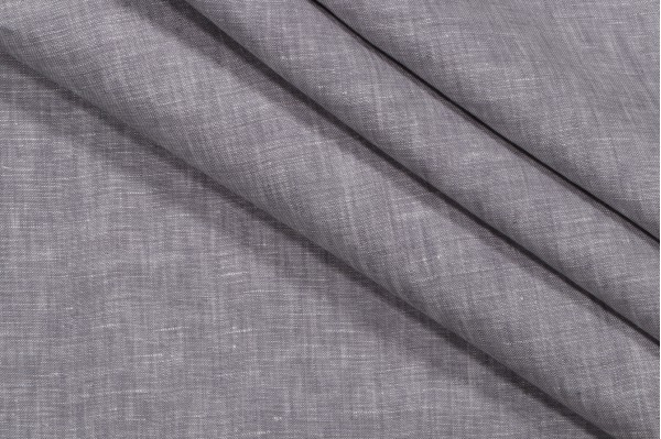 Sample of Lino Textiles Sarasota Woven Linen Decorator Fabric in Grey 