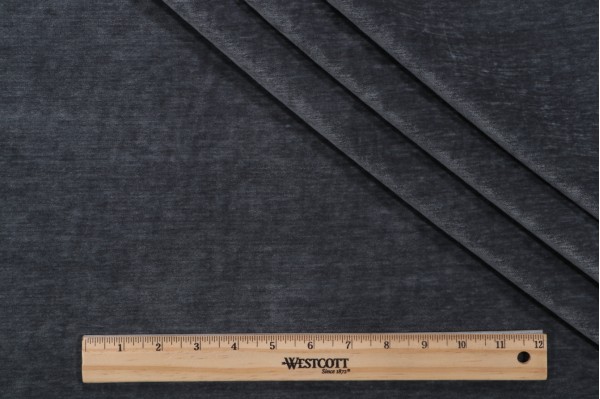 Medina Woven Chenille Upholstery Fabric in Slate