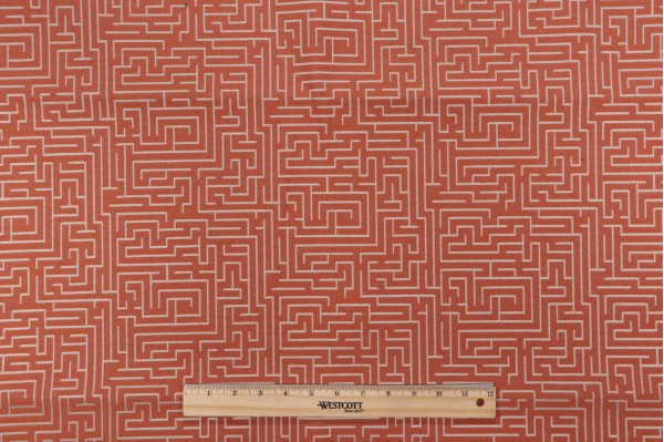 Click for 2.13 Yards Puzzled Woven Upholstery Fabric in Tamale Puzzled Woven Upholstery Fabric in Tamale