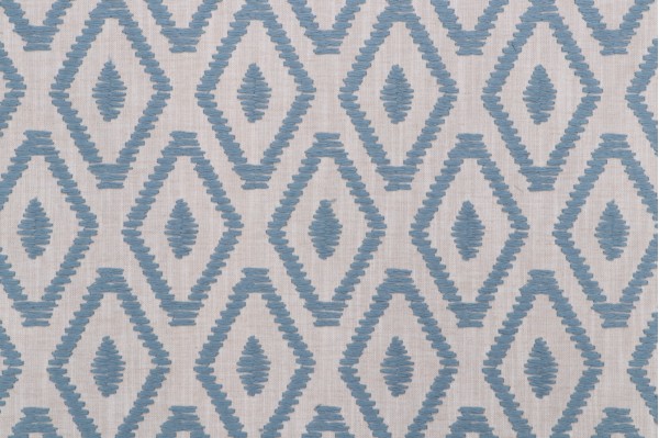 Click for 1 Yards Valiant Fabrics Canyon Embroidered Drapery Fabric in Dresden Valiant Fabrics Canyon Embroidered Drapery Fabric in Dresden