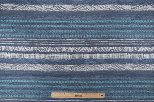 Landis Woven Upholstery Fabric in Midnight