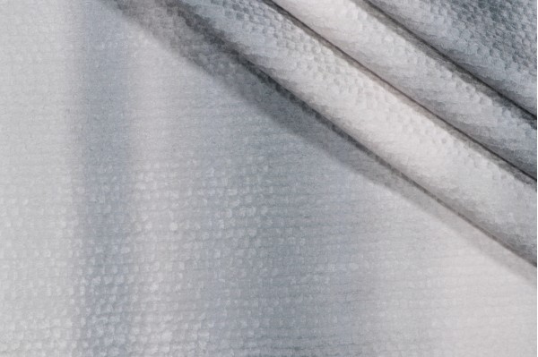 Sample of PK Lifestyles Diffuse Printed Velveteen Decorator Fabric in Oyster 